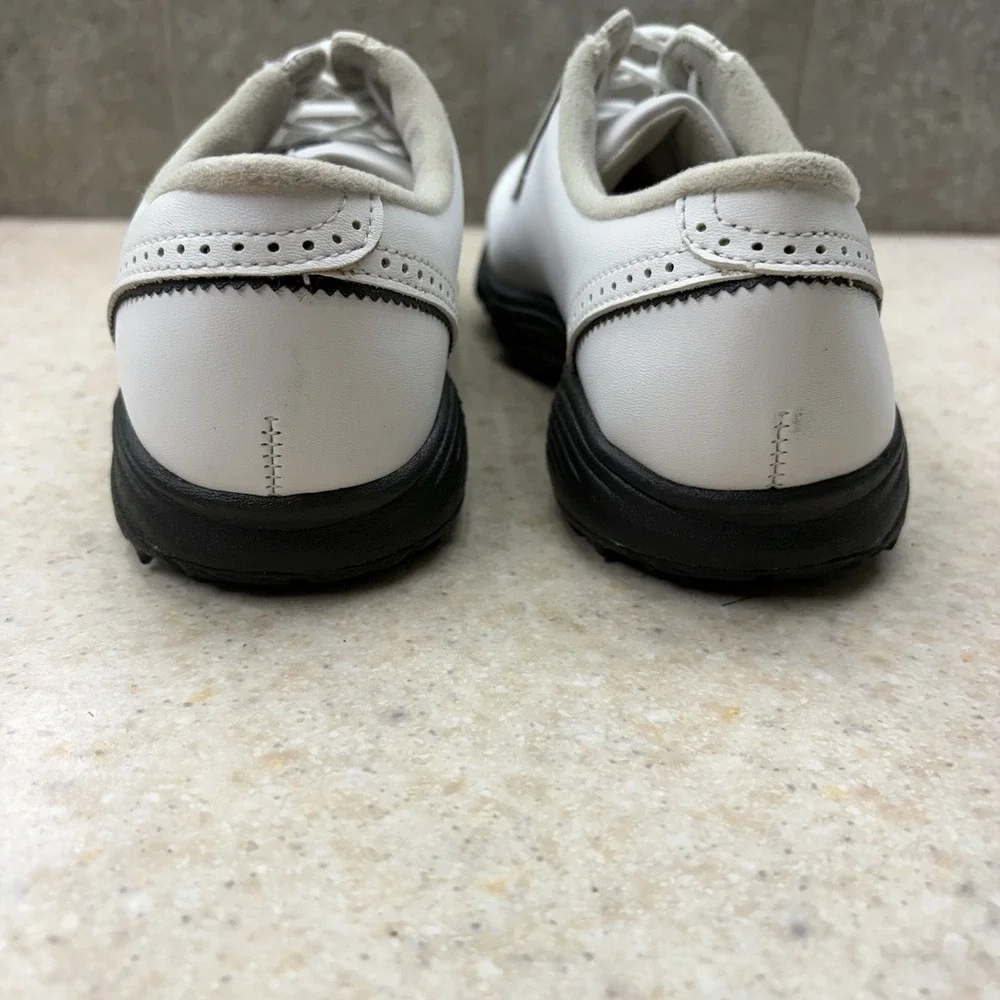 FootJoy FJ GreenJoys Women's Golf Shoes White Saddle Style #48414 Size 7 M
